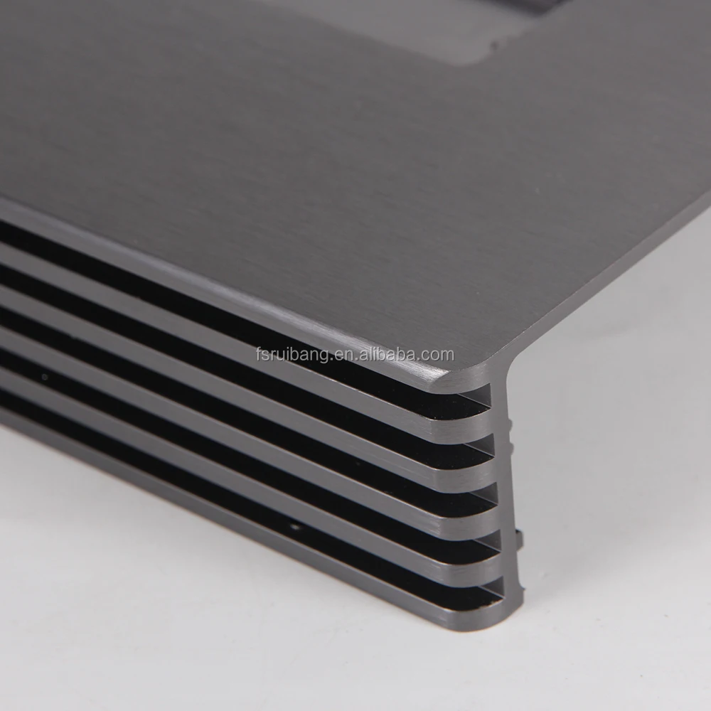 Factory custom extrusion amplifier enclosure