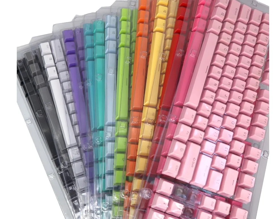 OEM Profile 104 Key 61 87 Double Shot PBT Custom Backlit Keycap Set
