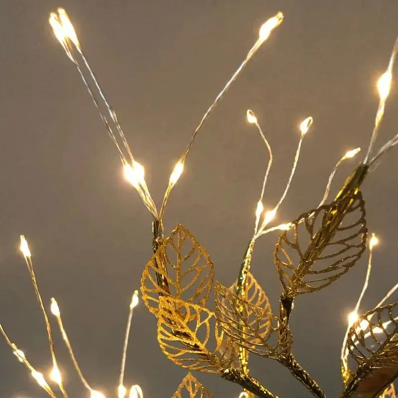 New LED Tabletop Bonsai Tree  DIY Artificial Tabletop Tree Lamp with Battery or USB Powered For Indoor Decoration