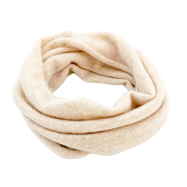 Factory Hot Sale Keep Warm Knitted Scarf Fashionable Cashmere Fleece Neckerchief