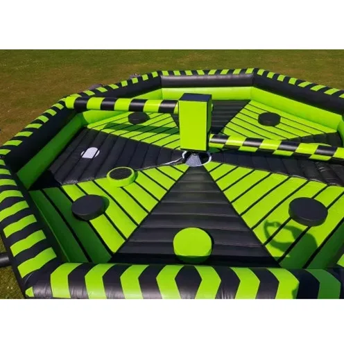 Commercial Inflatable Mechanical Meltdown Game Inflatable Wipeout Course Eliminator For Sale
