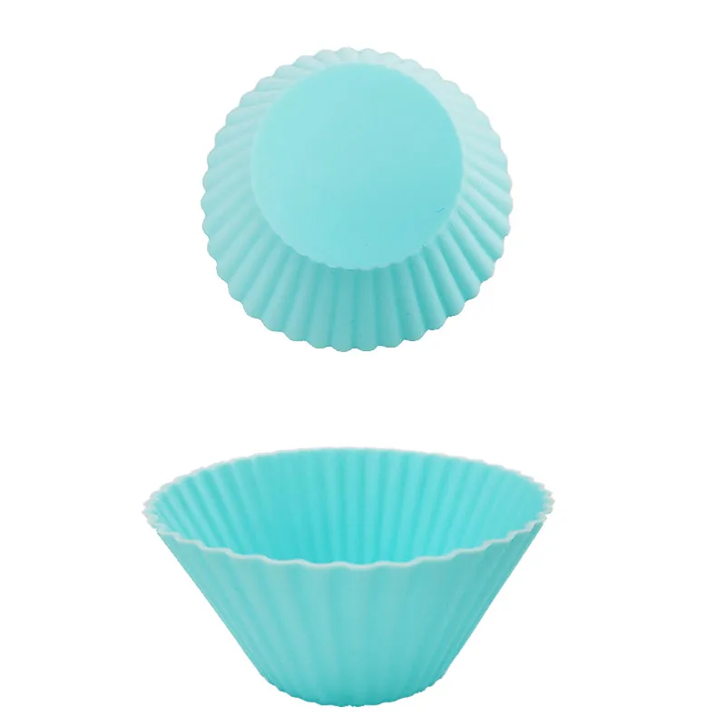 Hot Sale Reusable Mini Silicone Baking Cups OEM Color Accept Silicone Baking Cake Muffins Molds