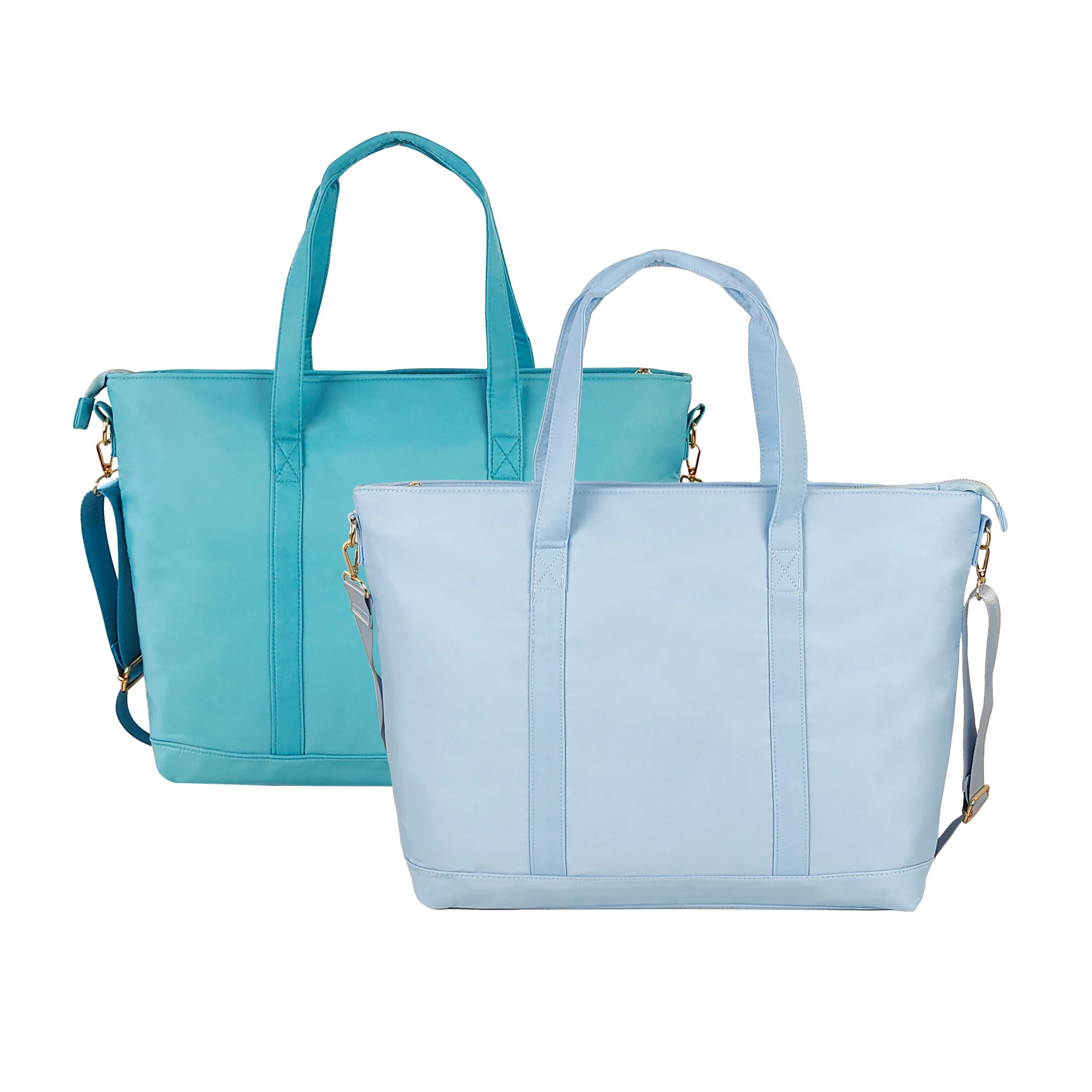 Wholesale of new products 2023 travel cooler handbags tote bags with custom printed logo shoulder strap nylon handbag