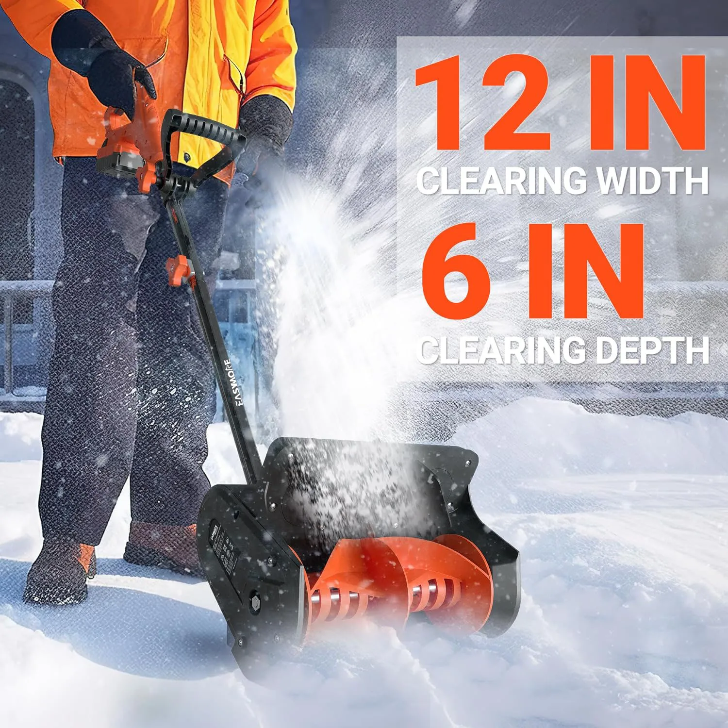 20v cordless electric snow cleaning shovel high pressure tools handheld motorized electric blower battery snow shovel