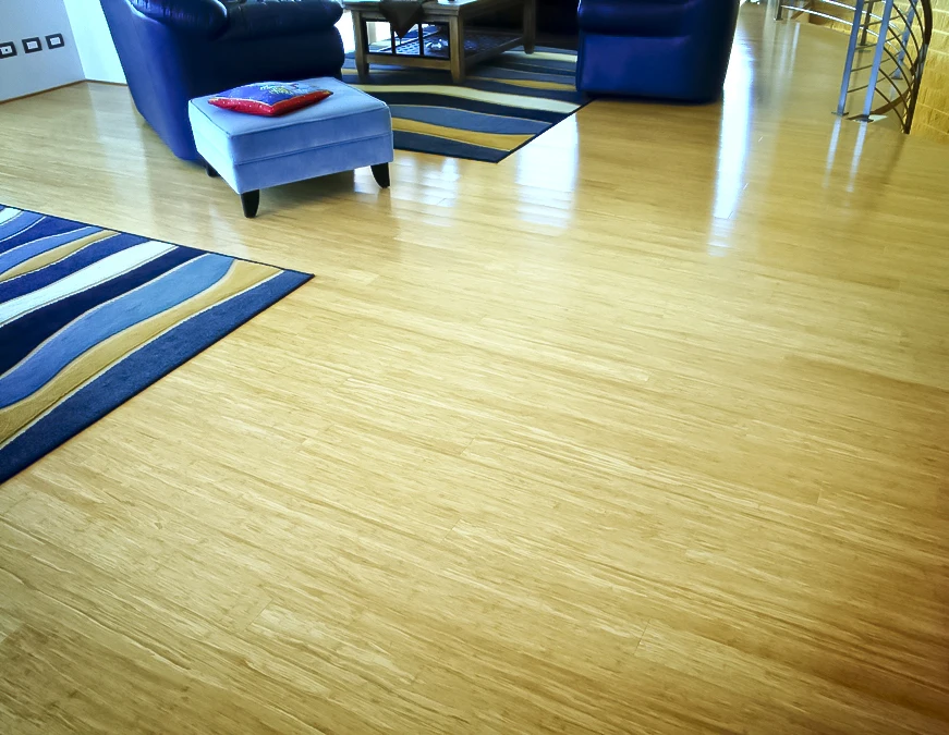 Interior decoration natural bamboo flooring environmental friendly strand woven bamboo construction material