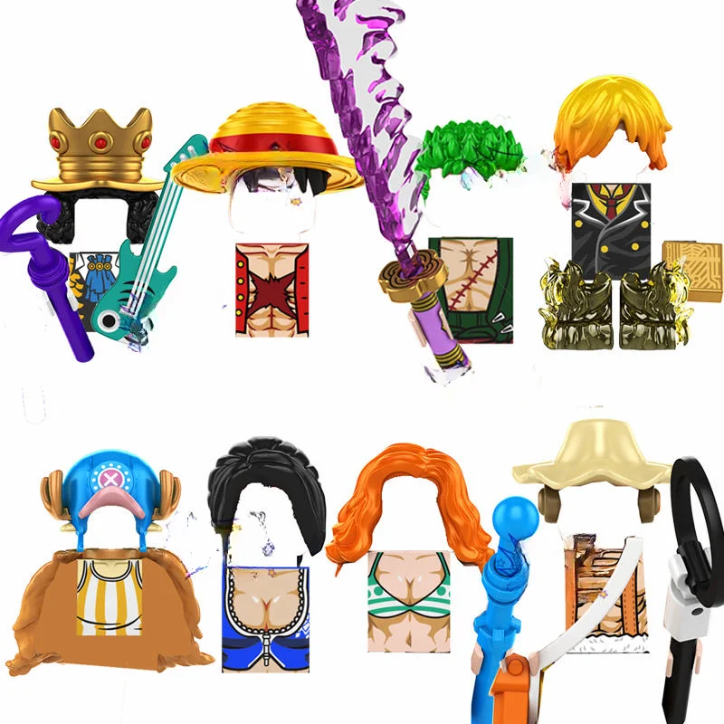 TP1013 Hot Japan Anime Cartoon Brick Assemble Action Mini Doll Building Figure Block Toy Gifts