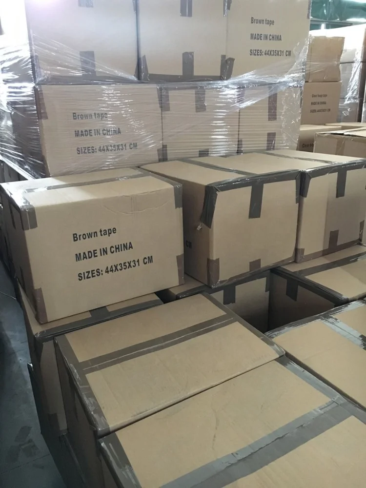 BSCI Factory coffee Bopp brown sealing tape self adhesive tape 48 mm width