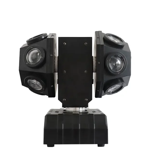 RGBW Color 12pcs double ball beam