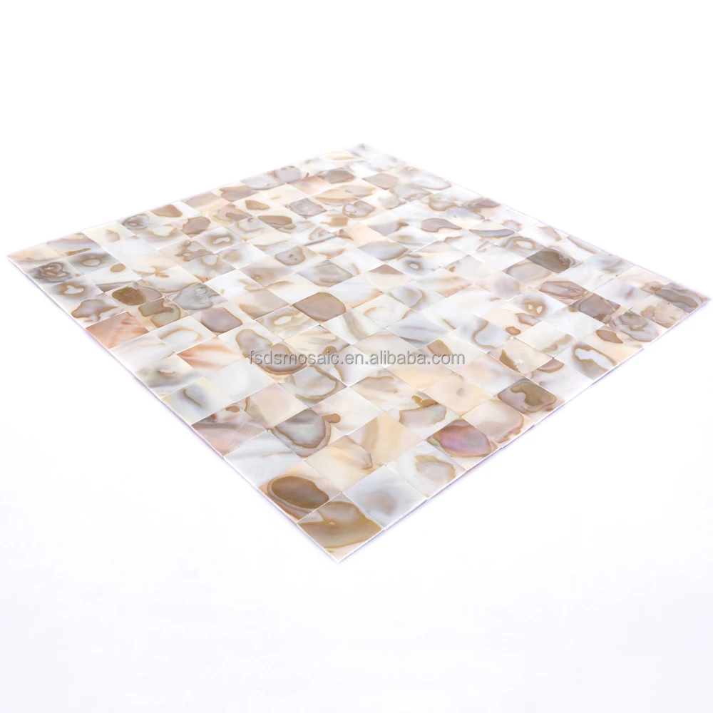 Hotel Background Natural Shell Mosaic Mother of Pearl Mosaic Tile Supplier for Bathroom