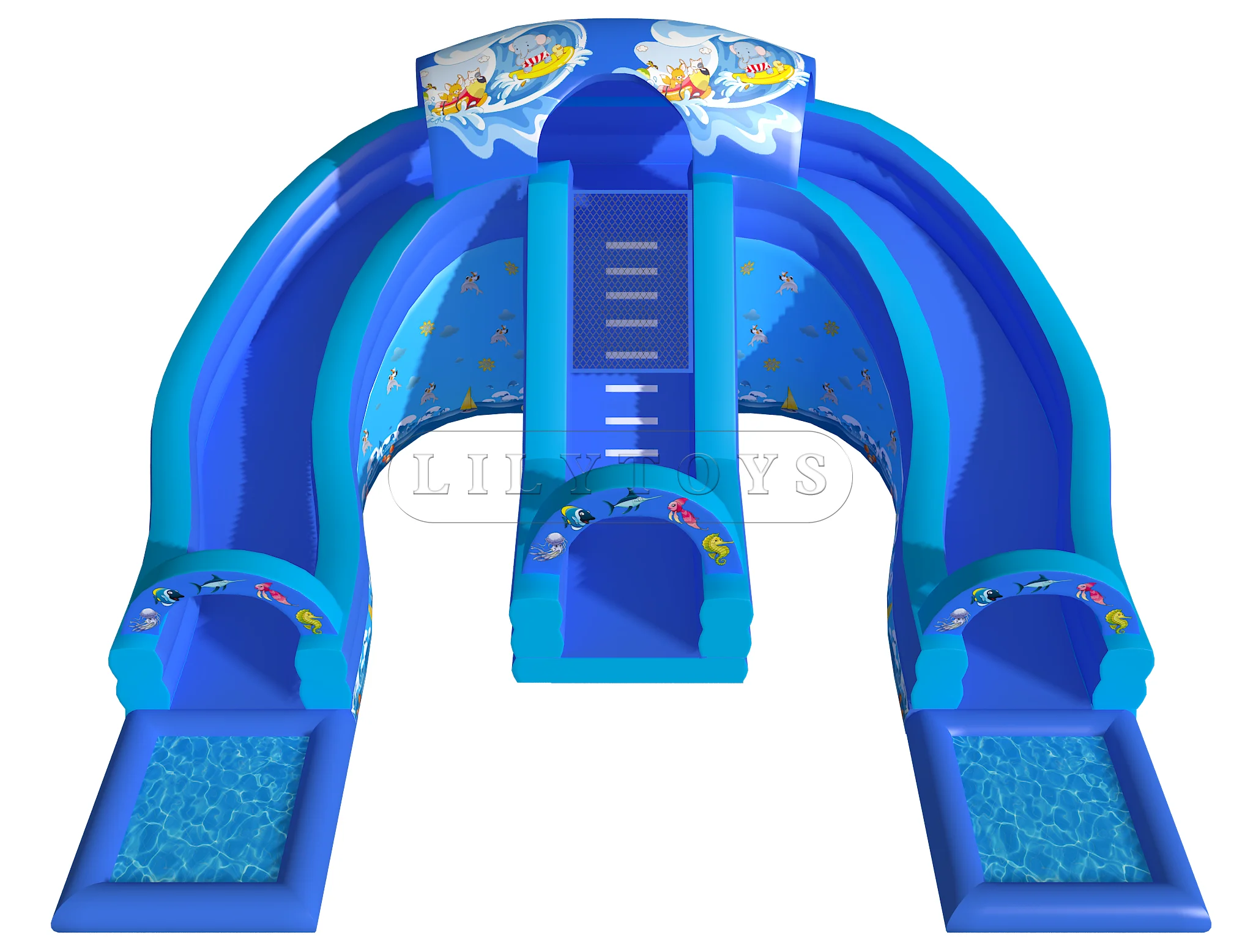 Hot selling Water slide pool commercial inflatable water slide for kid big cheap bounce house jumper bouncy jump castle bouncer