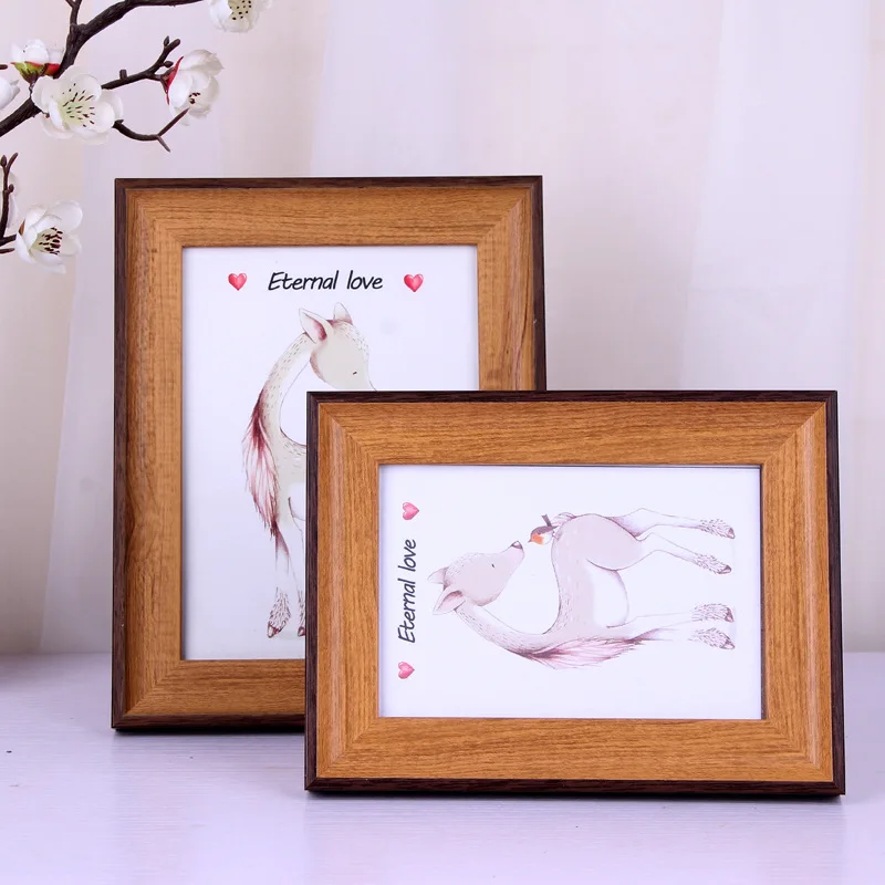 Wholesale Hot Sale PS Photo Frame 5 inch 6 inch 7 inch 8 inch 10 inch A4 Photo Frame  For Table Top Wall Decor
