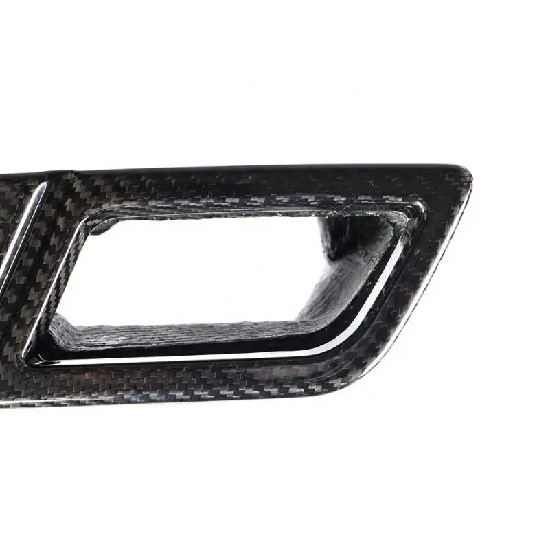 Универсальный выхлопной глушитель из углеродного волокна класса C, Класс E, класс S, наконечники для Mercedes Benz W205, W204, W222, W218, S63, S65 AMG