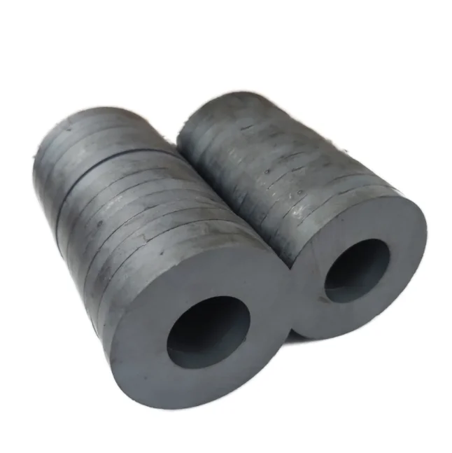 Professional China Manufacture Low Price Y20 Y35 Permanent Subwoofer Motor Magnet Big Ring Ferrite Speaker Magnet
