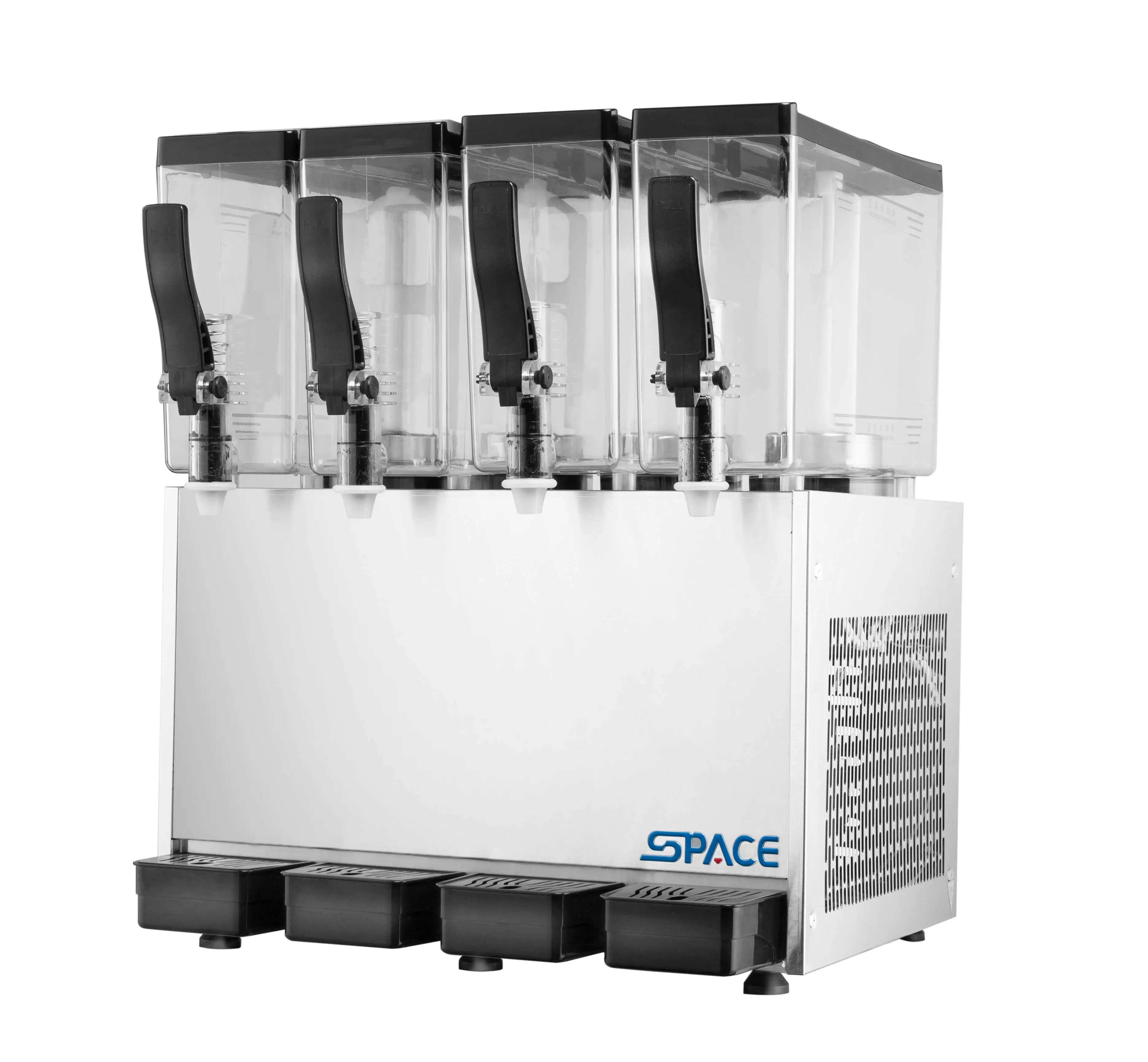 Диспенсер для сока SPACE, четырехкратная чаша, 4x10 л, машина для питья фруктов, хит продаж, аппарат для напитков YSJ12x4