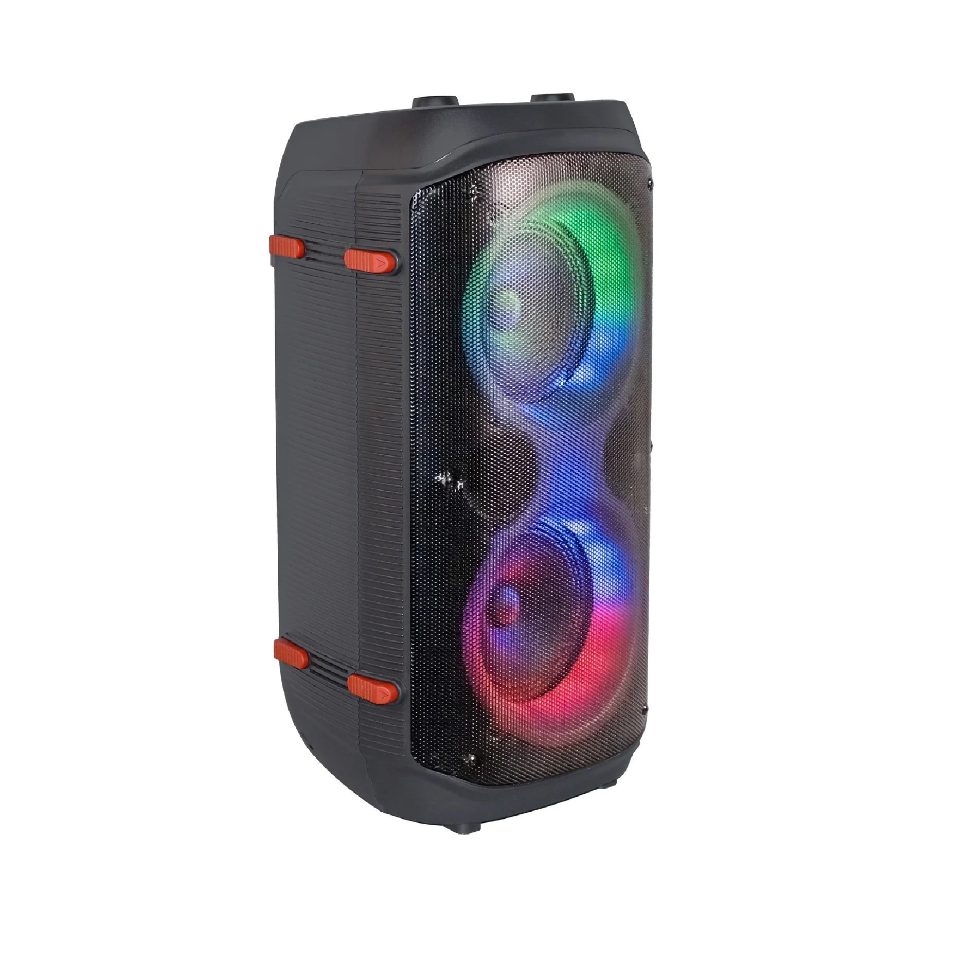Vibe Sound Box Double 6 inch Woofer DJ Party Speaker with Rolling Flash LED