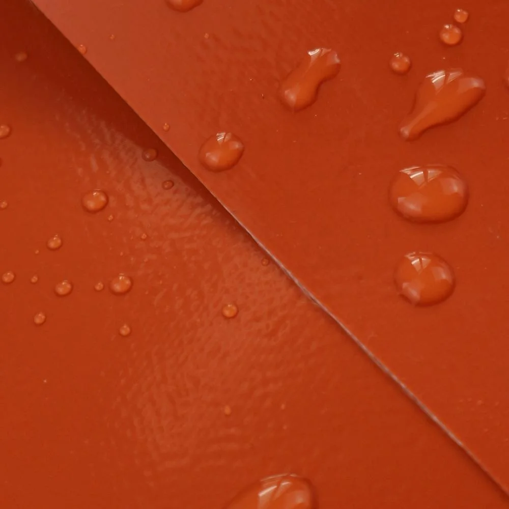 Doble sided Silicone cotad Fabric for unclear Safty Fence