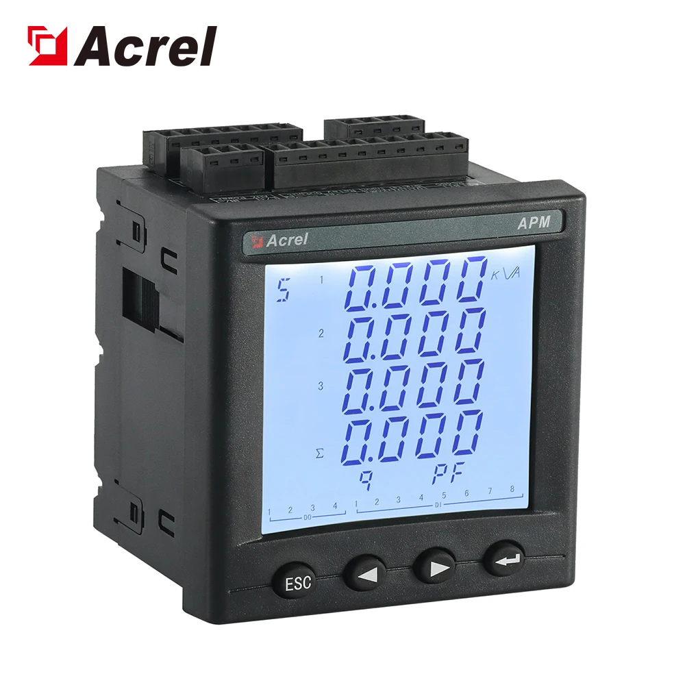Acrel APM800 three phase multi-function energy meter with RS485 and Unbalance voltage measurement