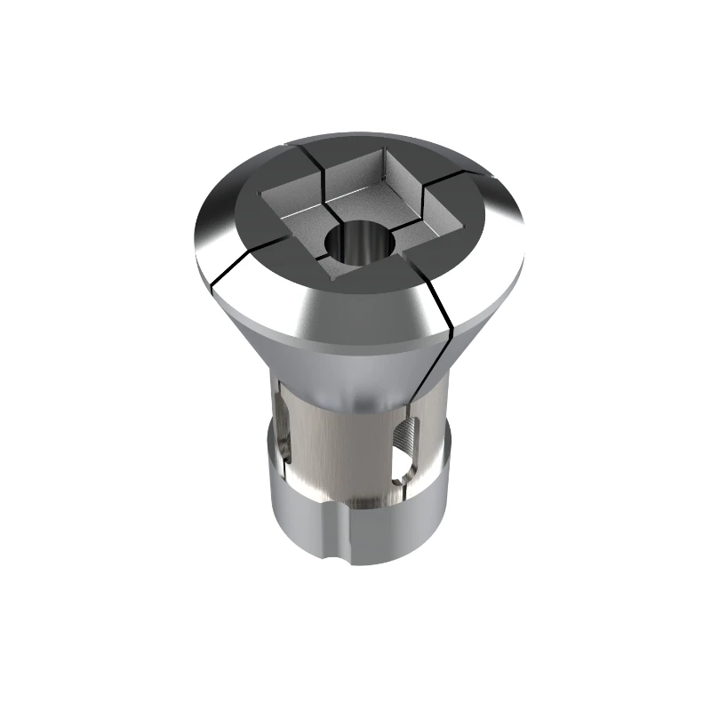 Customize Step Square 0640# Type CNC Lathe Back Pull Collet Spring Steel High Precision Chuck