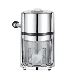 Surface Chrome Plated Commercial Manual Ice Crusher Ice Shaver For Home Use