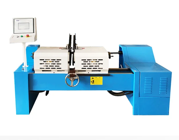 CNC double head automatic chamfering machine Flat deburring equipment Iron pipe chamfer