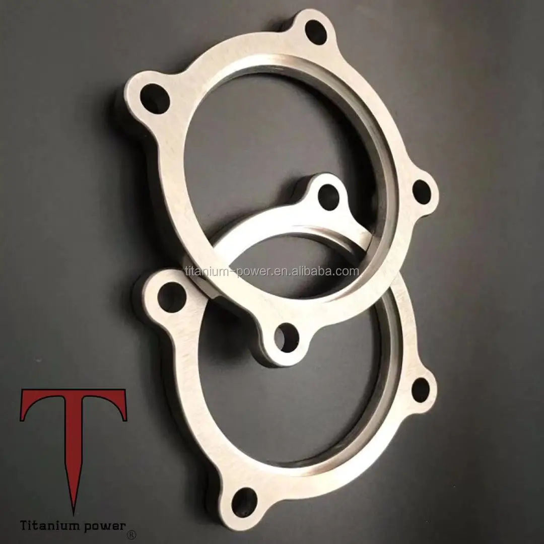  Super-value 3inch GR2 titanium exhaust pipe flange with bolt