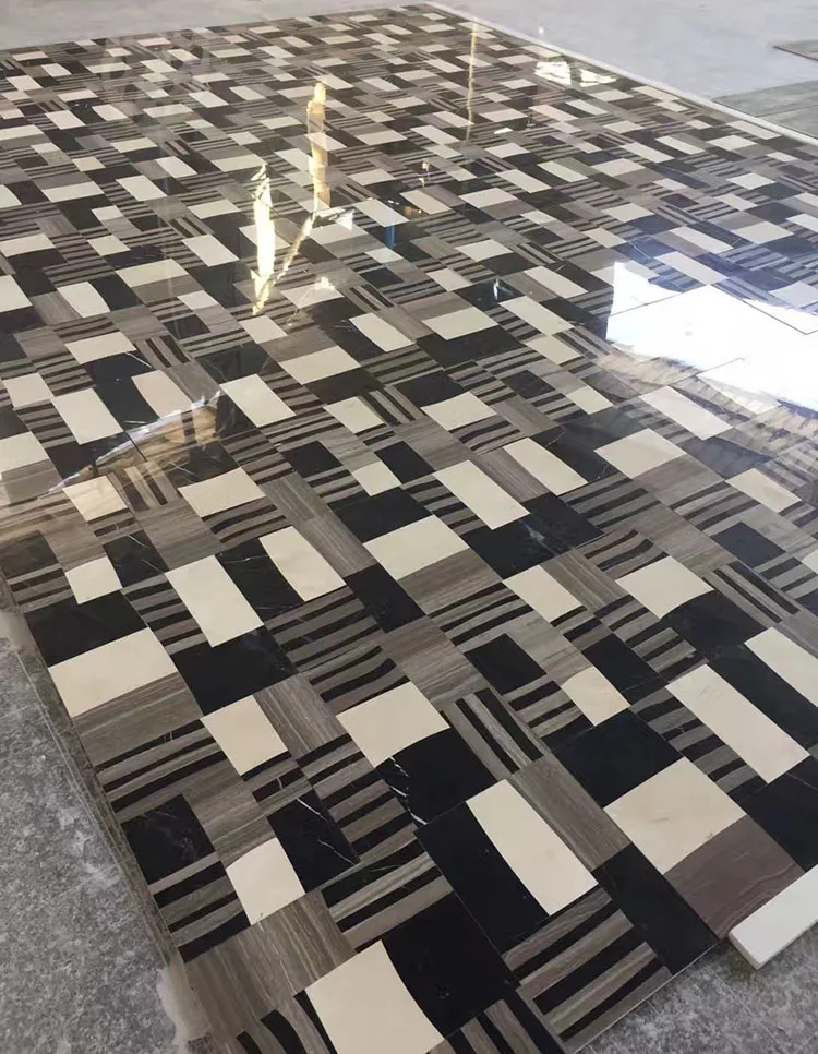 cheap price Marble Mosaic Art Marble Inlay Flooring Design Waterjet Medallion Mosaic Pattern