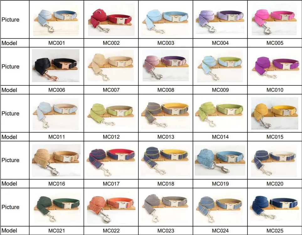 Wholesale Custom Logo Dog Collar And Leash Set Rose Gold Pet Dog Metal Buckle Collar Personalized