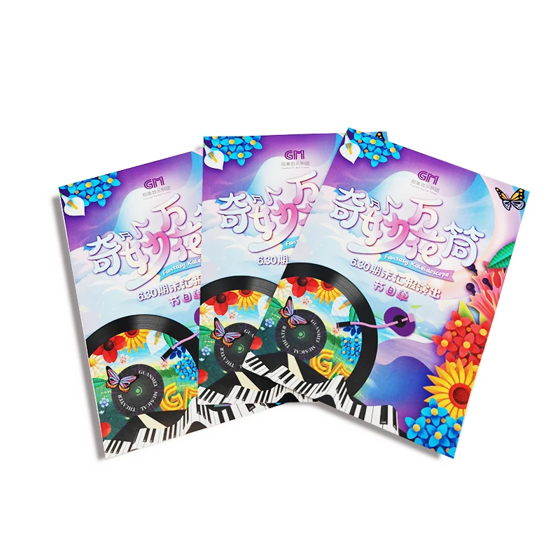 Good Quality Custom Paper Flyer Print Instruction Manual Print Advertise Flyer printing