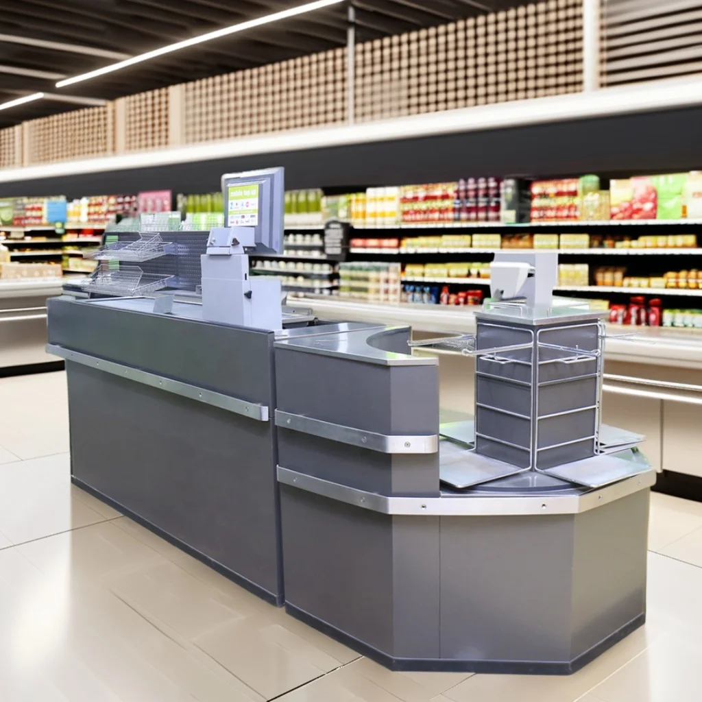 Metal Cash Register Checkout Checkout Counter cashier Desk cash Table