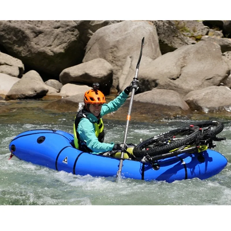 Summer games packraft single 210D coated pack raft tpu packraftwith airtight zipper