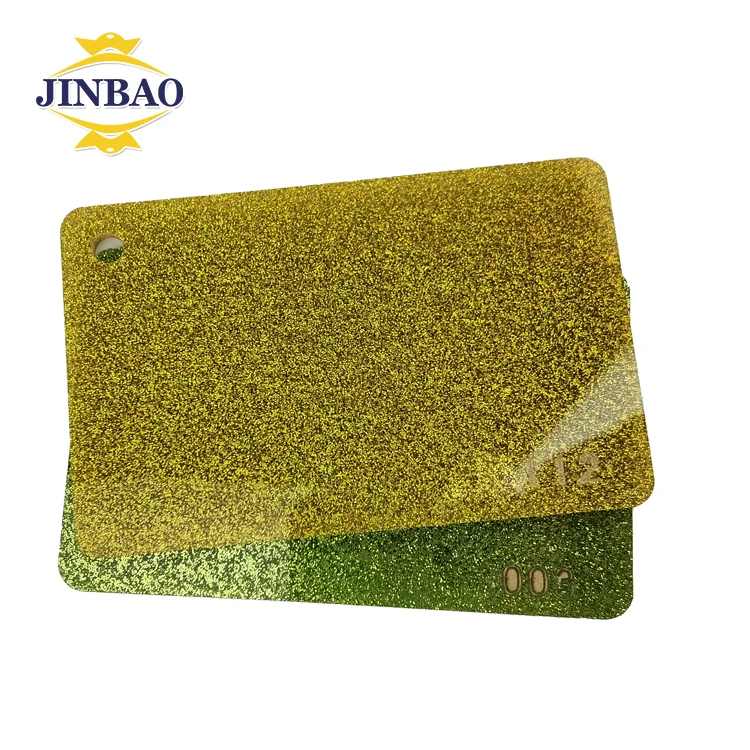JINBAO factory provide cast raw PMMA color perspex plastic pattern marble glitter  acrylic sheet for interior nail decoration
