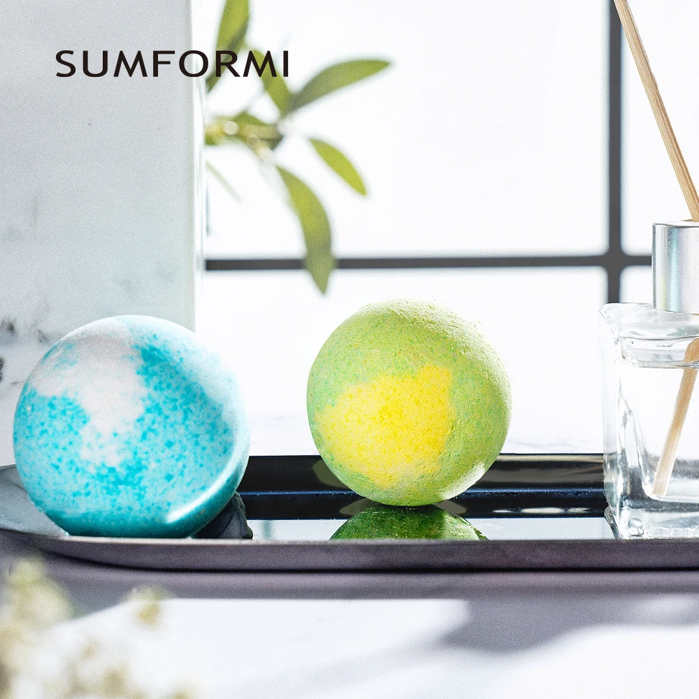 ODM/OEM crystal bulk buy rainbow kids christmas gift bath bomb sets bath bombs