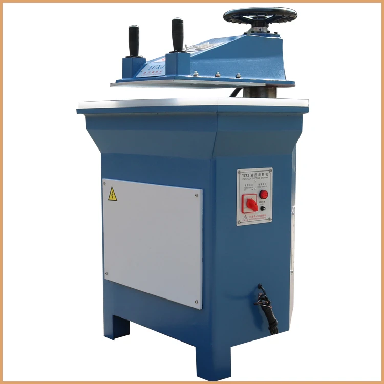12 t small rubber sole swing beam cutting press