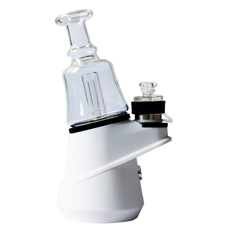 2021 Portable 2600mAh Smoking Pipe Wax Dab Vaporize Wax Vapor Mod Travel Kit Ceramic Dry Herb Vaporizer
