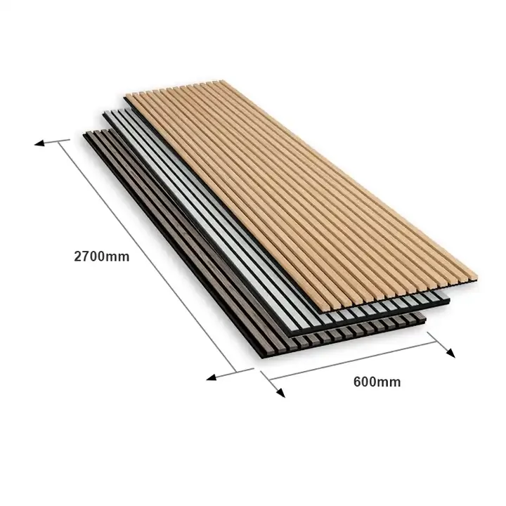 Acoustic wooden wall panels soundproof wood slat acoustic wall panels  akupanel for Modern Interior Decoration