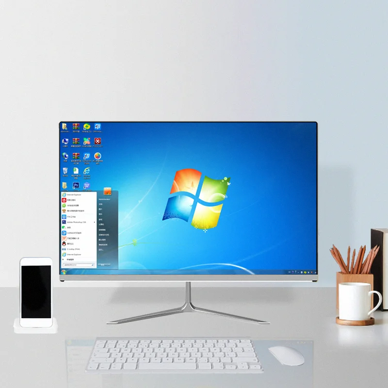 ALL IN ONE PC 23.8 inch 30inch desktop computer 4-12th gen intel Core i3 i5 i7 i9 Full Set Gaming business PC With CPU