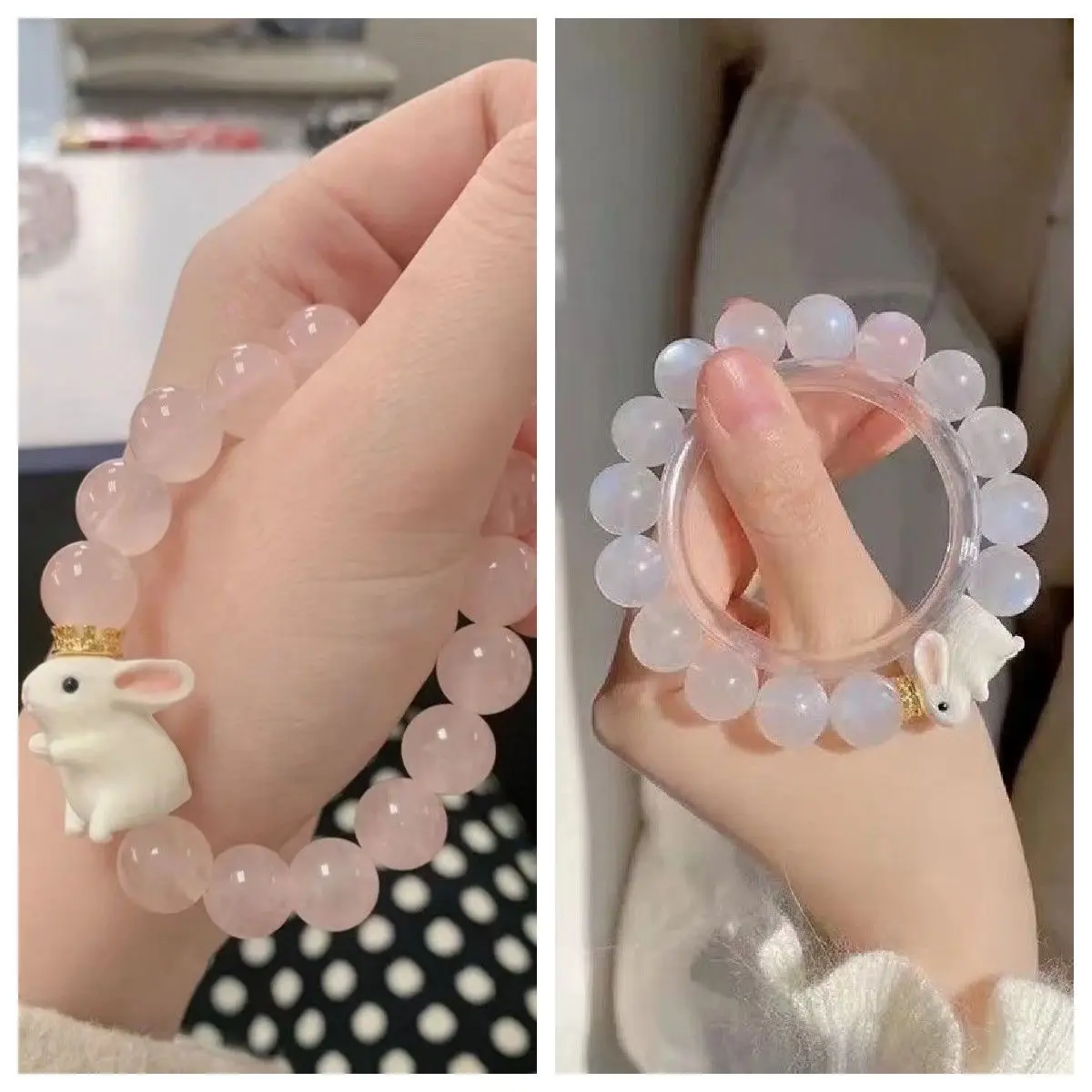 Детские браслеты для девочек конфетных цветов регулируемые веревки кулон бисер рождественские подарки модные украшения