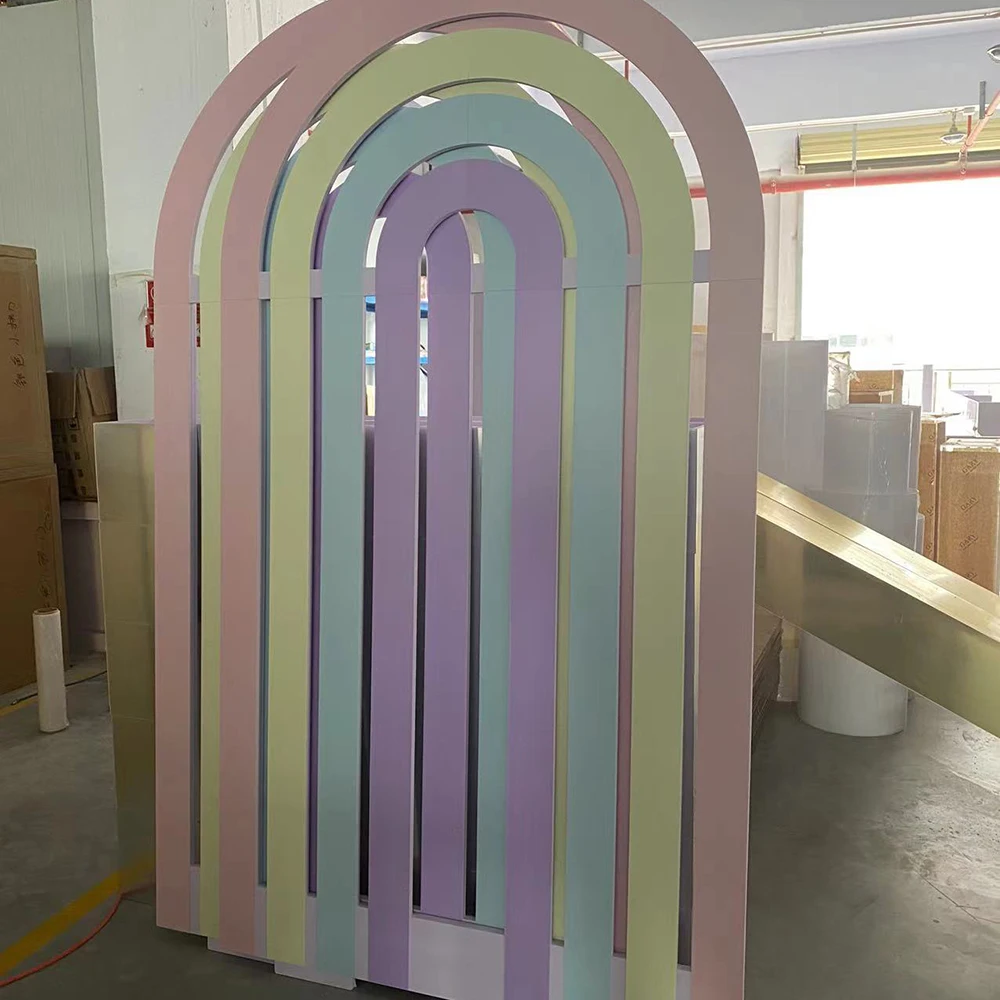 Wedding Supplier Cable With Engraving Acrylic Panel rgb 7 Colors Switch Panel