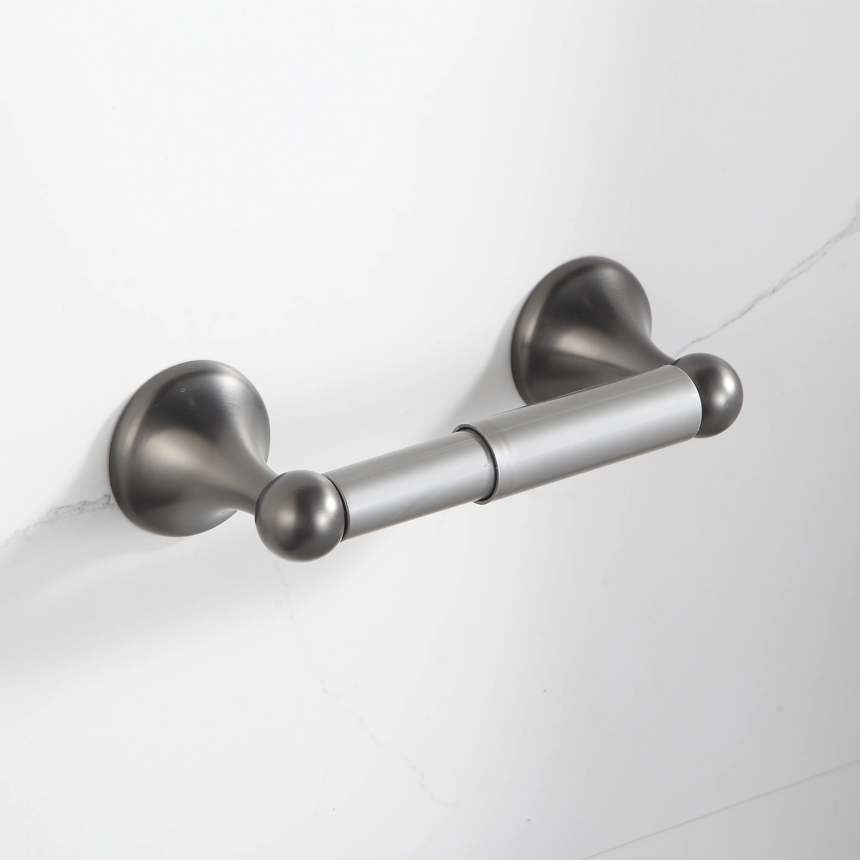 4 Piece Gun Grey zinc alloy wall mounted Bathroom Accessories Hardware set