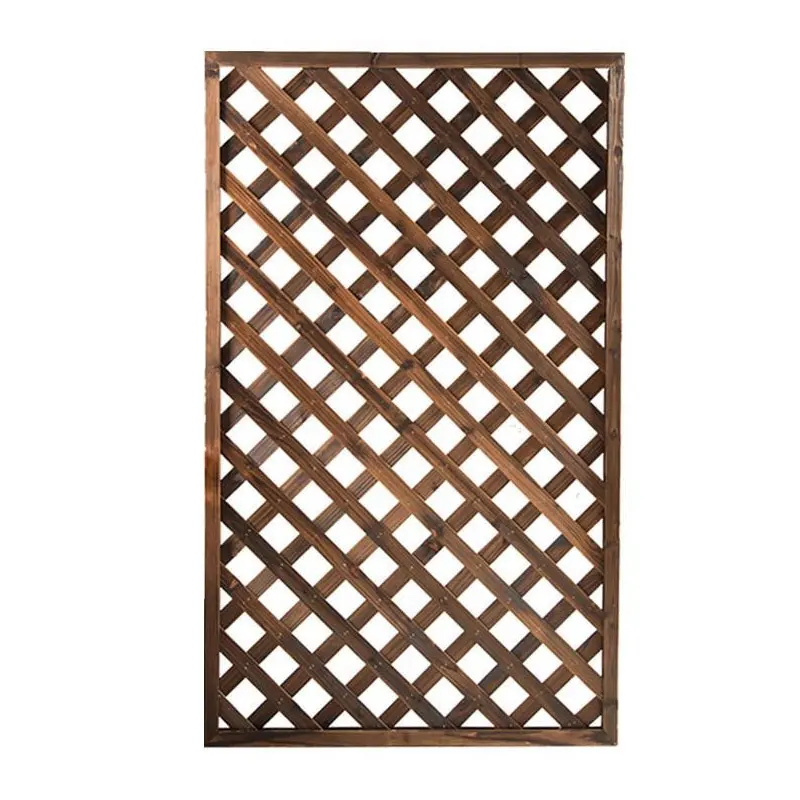 fencing panels wooden outdoor garden decorative fence easy instal villa country Lawn screen square wood lattice fence panel