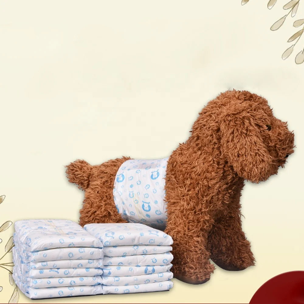Super Absorbent Soft Female Male Dog Disposable Diapers For Dog Cat Pet