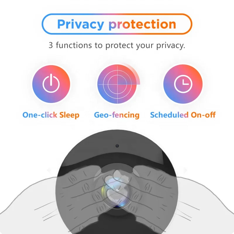 Laxihub Tuya App Control 10M IR Distance Video Baby Monitor With Camera And Audio