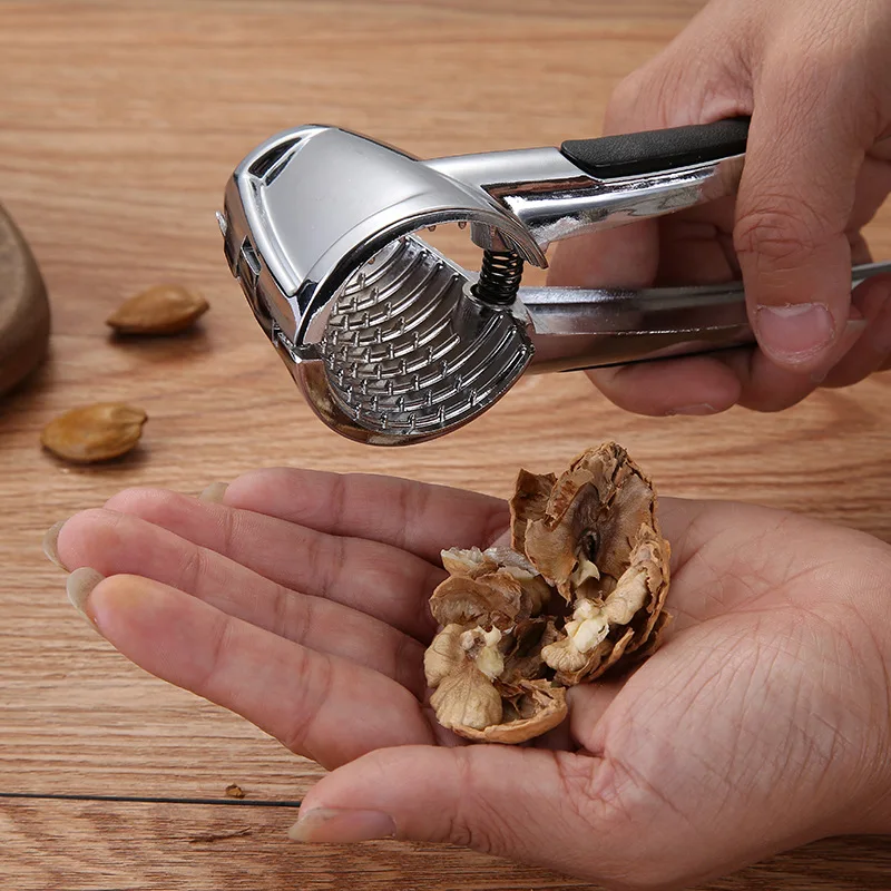 Multifunction Nut Crackers Heavy Duty Shell Seafood Cracker with Non-Slip Handle Walnut Opener Tool for Hazelnuts Pecans