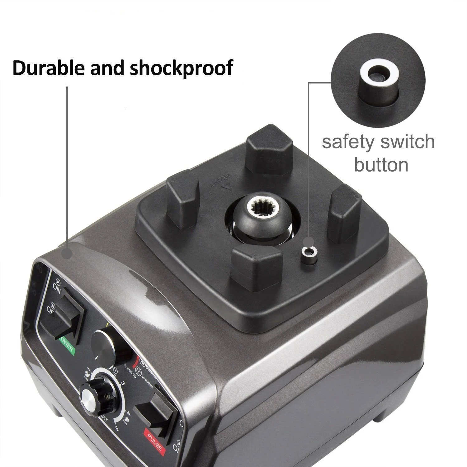 magic kitchen mixer and grinder blender multifunctional blender silver  blender 2200 watt blander machine