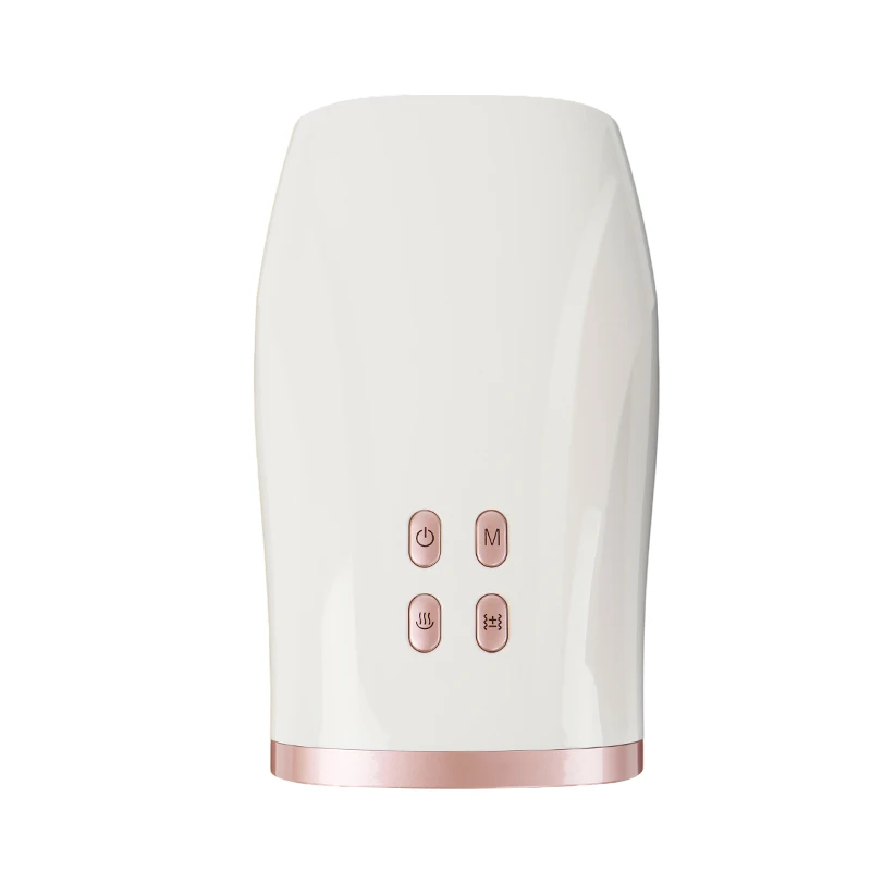 hot sale palm shiatsu hand strap vibrating massager with heat compression