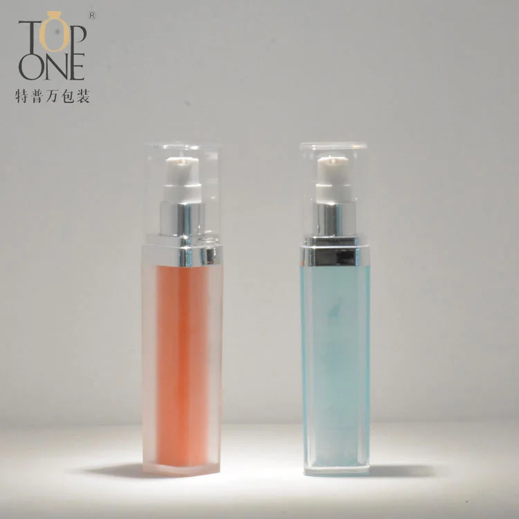 
Skin care products travel refillable essence water moisturizer face cream 30ml PMMA plastic acrylic bottle lotion pump 