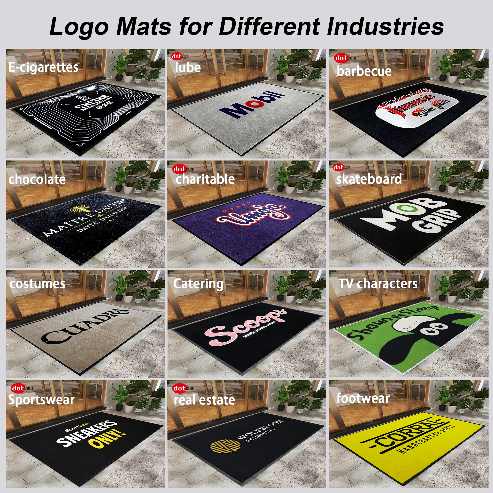 Funky Inside and External Thin Rubber Welcome Mats Personalised Floor Mat Design Doormat Entrance Mats Of Stores