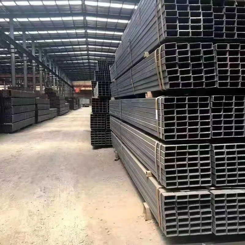 square tube rectangular carbon steel tube RHS  hollow Custom rectangular square tube section galvanized steel pipe