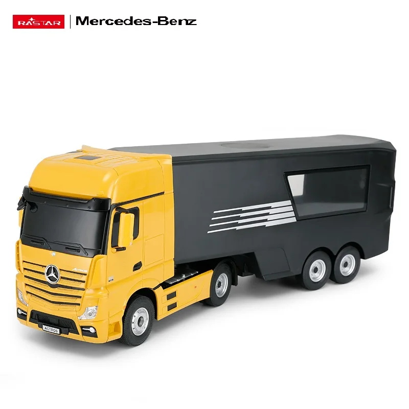 2021 new Rastar Mercedes-Benz Rc Container Truck  rc truck trailer for boy engineering remote control car construction toy car