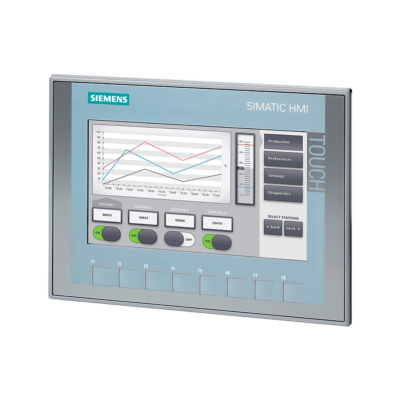 Stock 6AV2123-2JB03-0AX0 Smart HMI Human Machine Interface 9 inch  Key And Touch Operation SIMATIC KTP900 Basic